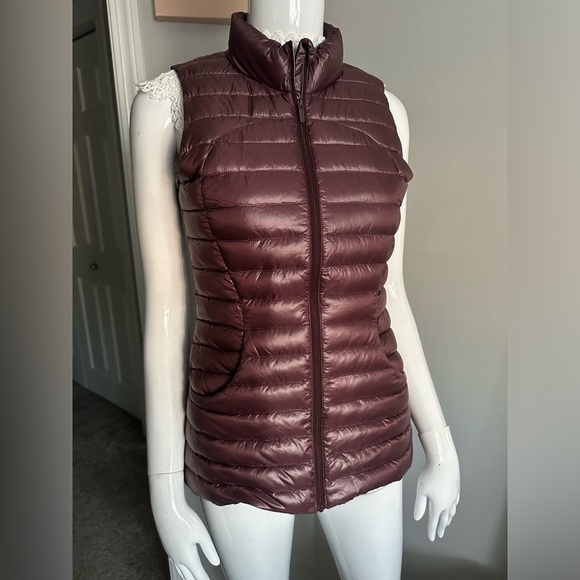 lululemon athletica Jackets & Blazers - Lululemon Downfilled Wine Vest Size 4